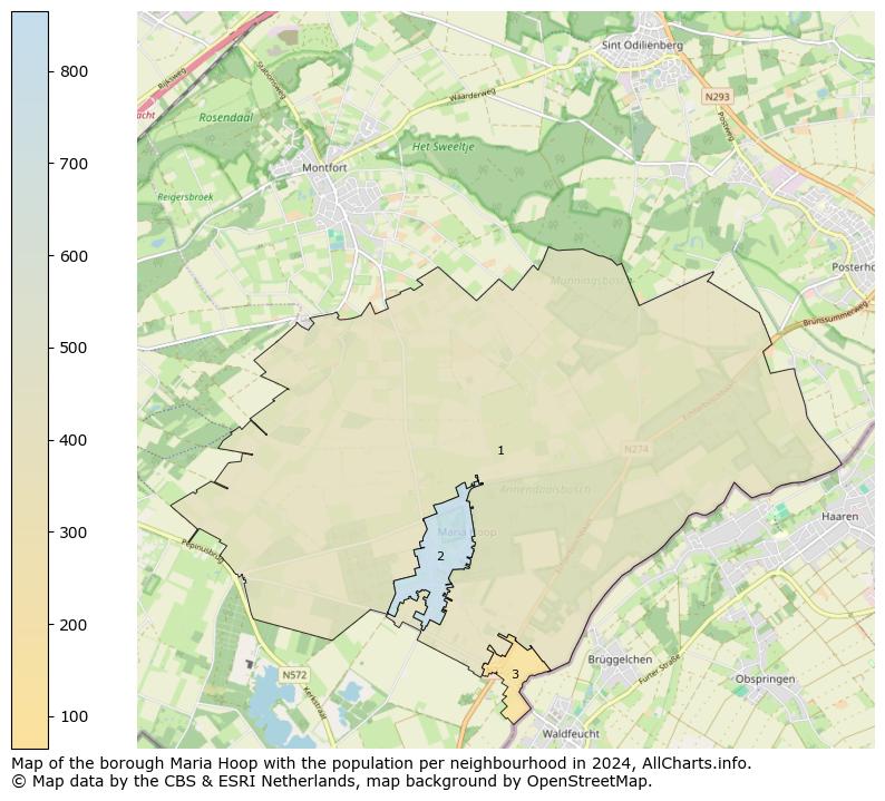 Image of the borough Maria Hoop at the map. This image is used as introduction to this page. This page shows a lot of information about the population in the borough Maria Hoop (such as the distribution by age groups of the residents, the composition of households, whether inhabitants are natives or Dutch with an immigration background, data about the houses (numbers, types, price development, use, type of property, ...) and more (car ownership, energy consumption, ...) based on open data from the Dutch Central Bureau of Statistics and various other sources!