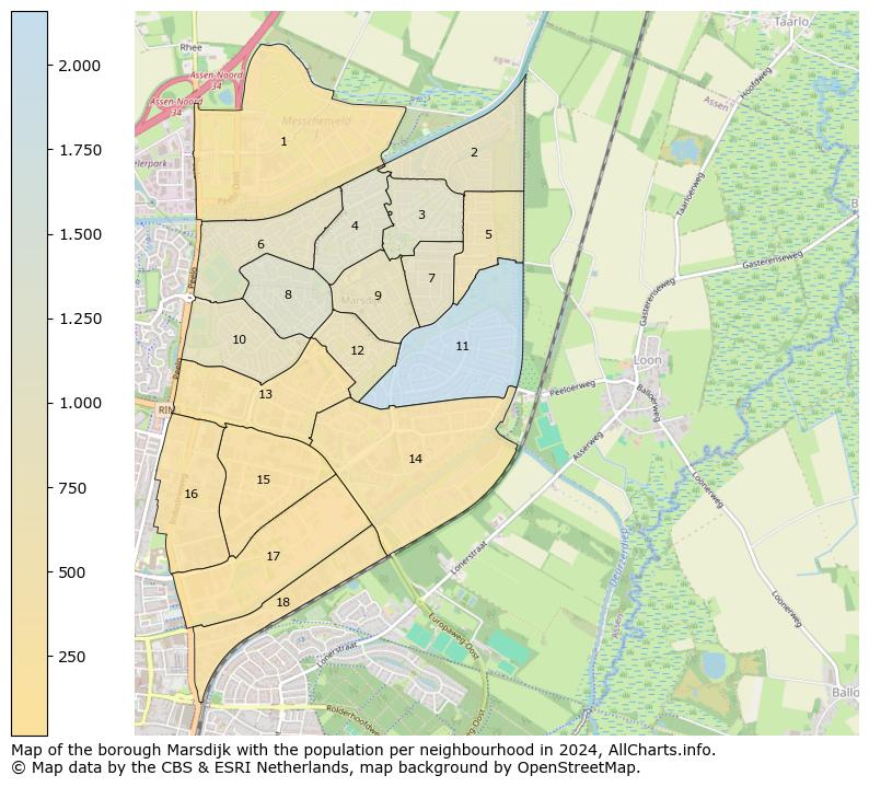 Image of the borough Marsdijk at the map. This image is used as introduction to this page. This page shows a lot of information about the population in the borough Marsdijk (such as the distribution by age groups of the residents, the composition of households, whether inhabitants are natives or Dutch with an immigration background, data about the houses (numbers, types, price development, use, type of property, ...) and more (car ownership, energy consumption, ...) based on open data from the Dutch Central Bureau of Statistics and various other sources!