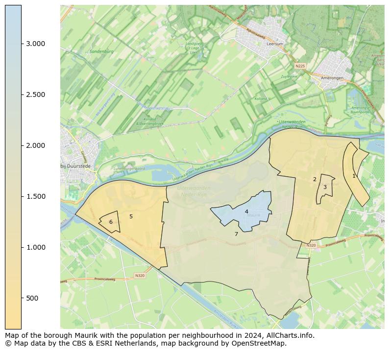 Image of the borough Maurik at the map. This image is used as introduction to this page. This page shows a lot of information about the population in the borough Maurik (such as the distribution by age groups of the residents, the composition of households, whether inhabitants are natives or Dutch with an immigration background, data about the houses (numbers, types, price development, use, type of property, ...) and more (car ownership, energy consumption, ...) based on open data from the Dutch Central Bureau of Statistics and various other sources!