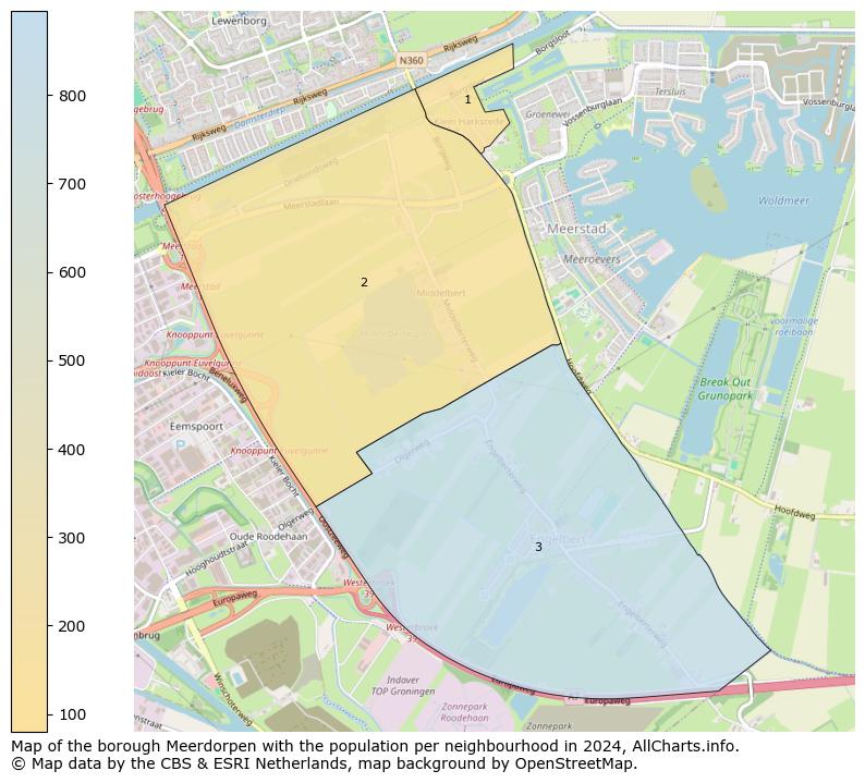 Image of the borough Meerdorpen at the map. This image is used as introduction to this page. This page shows a lot of information about the population in the borough Meerdorpen (such as the distribution by age groups of the residents, the composition of households, whether inhabitants are natives or Dutch with an immigration background, data about the houses (numbers, types, price development, use, type of property, ...) and more (car ownership, energy consumption, ...) based on open data from the Dutch Central Bureau of Statistics and various other sources!