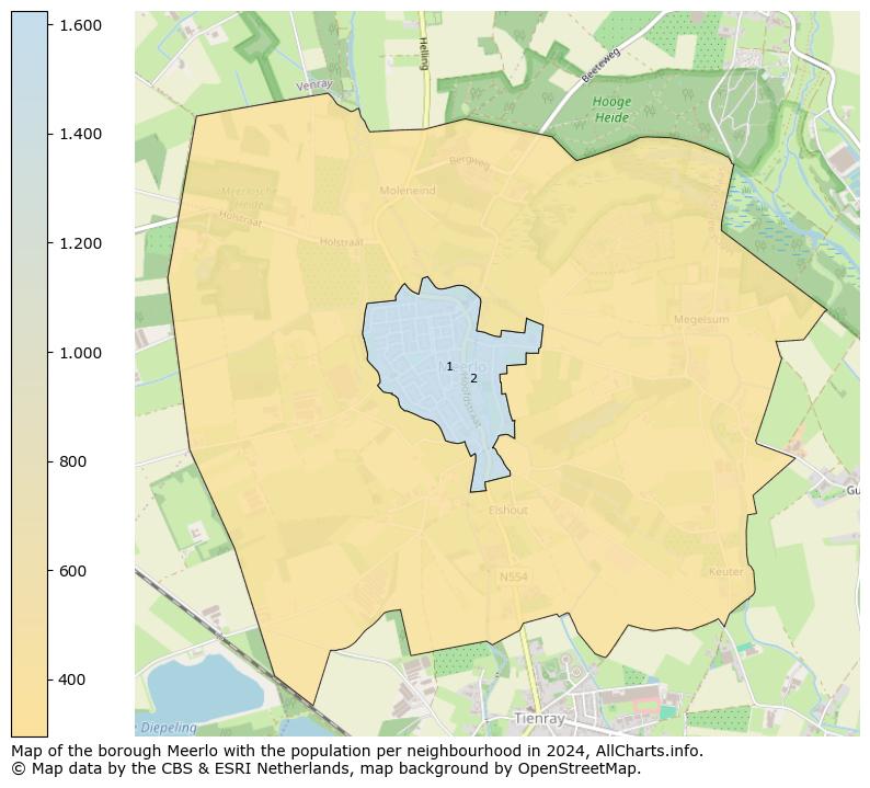 Image of the borough Meerlo at the map. This image is used as introduction to this page. This page shows a lot of information about the population in the borough Meerlo (such as the distribution by age groups of the residents, the composition of households, whether inhabitants are natives or Dutch with an immigration background, data about the houses (numbers, types, price development, use, type of property, ...) and more (car ownership, energy consumption, ...) based on open data from the Dutch Central Bureau of Statistics and various other sources!