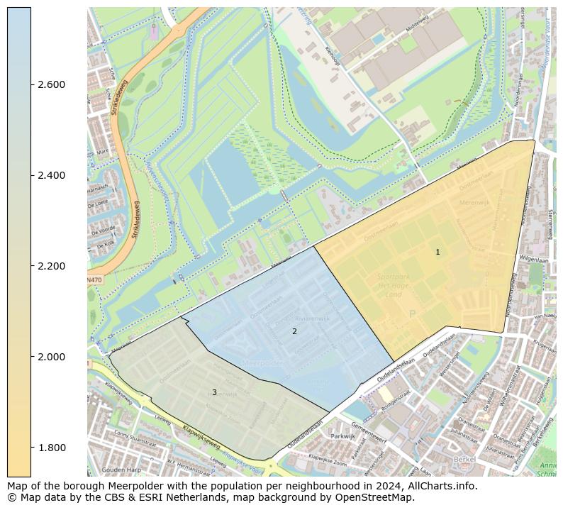 Image of the borough Meerpolder at the map. This image is used as introduction to this page. This page shows a lot of information about the population in the borough Meerpolder (such as the distribution by age groups of the residents, the composition of households, whether inhabitants are natives or Dutch with an immigration background, data about the houses (numbers, types, price development, use, type of property, ...) and more (car ownership, energy consumption, ...) based on open data from the Dutch Central Bureau of Statistics and various other sources!