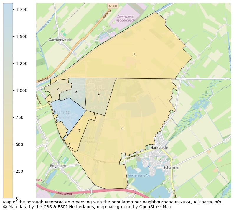 Image of the borough Meerstad en omgeving at the map. This image is used as introduction to this page. This page shows a lot of information about the population in the borough Meerstad en omgeving (such as the distribution by age groups of the residents, the composition of households, whether inhabitants are natives or Dutch with an immigration background, data about the houses (numbers, types, price development, use, type of property, ...) and more (car ownership, energy consumption, ...) based on open data from the Dutch Central Bureau of Statistics and various other sources!