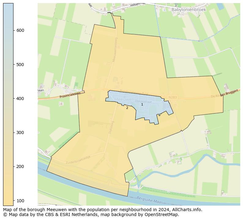 Image of the borough Meeuwen at the map. This image is used as introduction to this page. This page shows a lot of information about the population in the borough Meeuwen (such as the distribution by age groups of the residents, the composition of households, whether inhabitants are natives or Dutch with an immigration background, data about the houses (numbers, types, price development, use, type of property, ...) and more (car ownership, energy consumption, ...) based on open data from the Dutch Central Bureau of Statistics and various other sources!