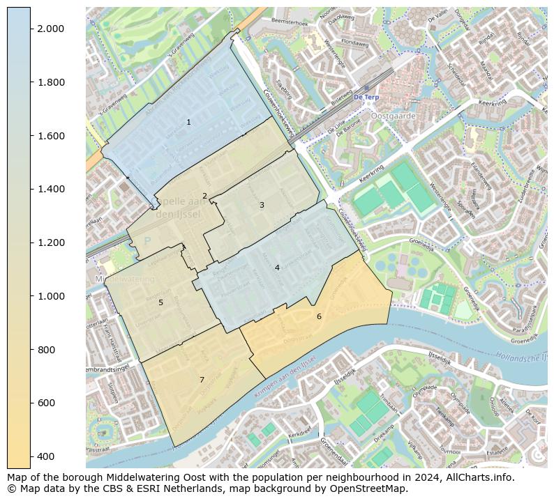 Image of the borough Middelwatering Oost at the map. This image is used as introduction to this page. This page shows a lot of information about the population in the borough Middelwatering Oost (such as the distribution by age groups of the residents, the composition of households, whether inhabitants are natives or Dutch with an immigration background, data about the houses (numbers, types, price development, use, type of property, ...) and more (car ownership, energy consumption, ...) based on open data from the Dutch Central Bureau of Statistics and various other sources!