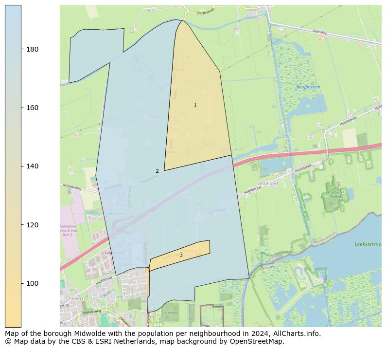 Image of the borough Midwolde at the map. This image is used as introduction to this page. This page shows a lot of information about the population in the borough Midwolde (such as the distribution by age groups of the residents, the composition of households, whether inhabitants are natives or Dutch with an immigration background, data about the houses (numbers, types, price development, use, type of property, ...) and more (car ownership, energy consumption, ...) based on open data from the Dutch Central Bureau of Statistics and various other sources!