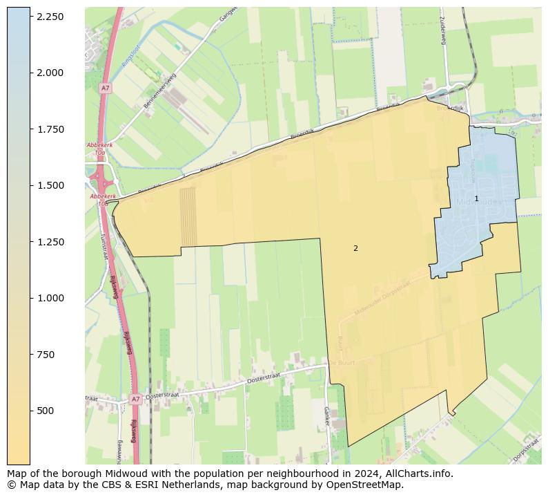 Image of the borough Midwoud at the map. This image is used as introduction to this page. This page shows a lot of information about the population in the borough Midwoud (such as the distribution by age groups of the residents, the composition of households, whether inhabitants are natives or Dutch with an immigration background, data about the houses (numbers, types, price development, use, type of property, ...) and more (car ownership, energy consumption, ...) based on open data from the Dutch Central Bureau of Statistics and various other sources!