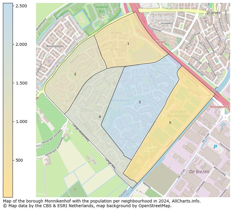 Image of the borough Monnikenhof at the map. This image is used as introduction to this page. This page shows a lot of information about the population in the borough Monnikenhof (such as the distribution by age groups of the residents, the composition of households, whether inhabitants are natives or Dutch with an immigration background, data about the houses (numbers, types, price development, use, type of property, ...) and more (car ownership, energy consumption, ...) based on open data from the Dutch Central Bureau of Statistics and various other sources!