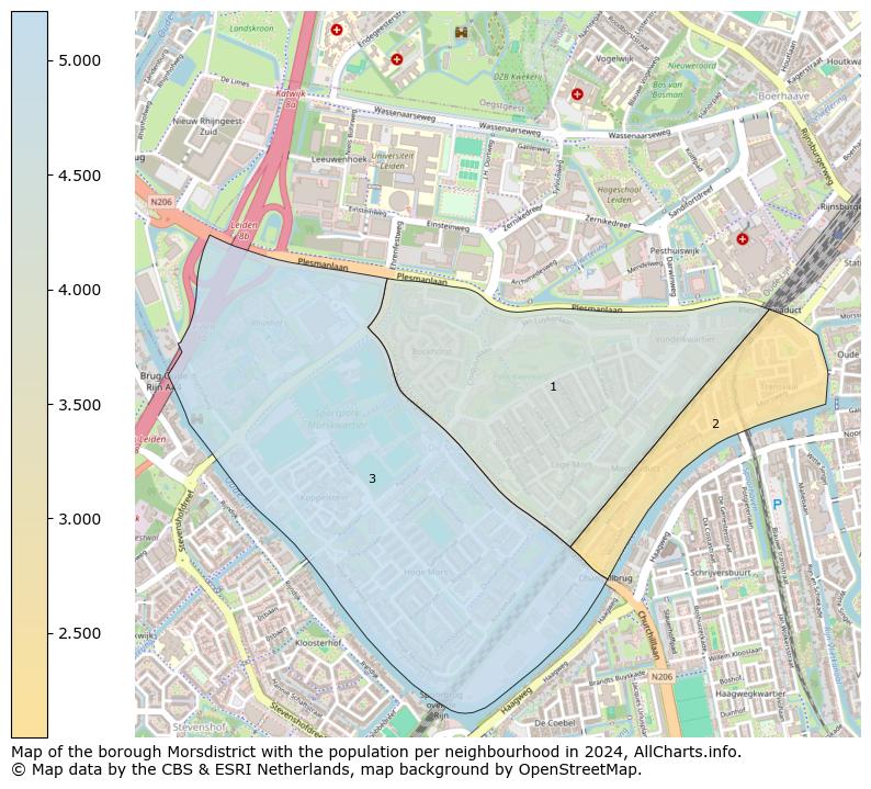 Image of the borough Morsdistrict at the map. This image is used as introduction to this page. This page shows a lot of information about the population in the borough Morsdistrict (such as the distribution by age groups of the residents, the composition of households, whether inhabitants are natives or Dutch with an immigration background, data about the houses (numbers, types, price development, use, type of property, ...) and more (car ownership, energy consumption, ...) based on open data from the Dutch Central Bureau of Statistics and various other sources!