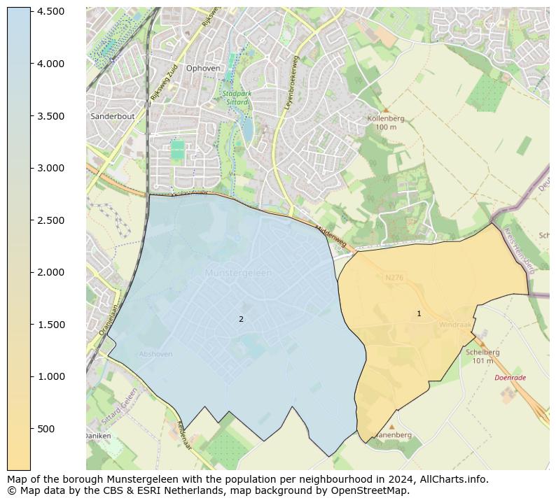 Image of the borough Munstergeleen at the map. This image is used as introduction to this page. This page shows a lot of information about the population in the borough Munstergeleen (such as the distribution by age groups of the residents, the composition of households, whether inhabitants are natives or Dutch with an immigration background, data about the houses (numbers, types, price development, use, type of property, ...) and more (car ownership, energy consumption, ...) based on open data from the Dutch Central Bureau of Statistics and various other sources!