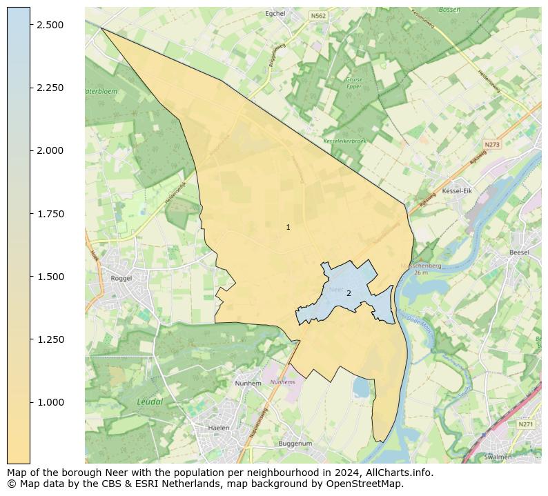 Image of the borough Neer at the map. This image is used as introduction to this page. This page shows a lot of information about the population in the borough Neer (such as the distribution by age groups of the residents, the composition of households, whether inhabitants are natives or Dutch with an immigration background, data about the houses (numbers, types, price development, use, type of property, ...) and more (car ownership, energy consumption, ...) based on open data from the Dutch Central Bureau of Statistics and various other sources!