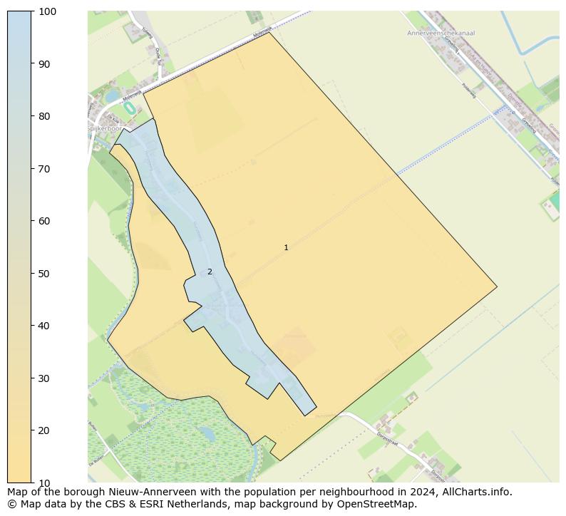 Image of the borough Nieuw-Annerveen at the map. This image is used as introduction to this page. This page shows a lot of information about the population in the borough Nieuw-Annerveen (such as the distribution by age groups of the residents, the composition of households, whether inhabitants are natives or Dutch with an immigration background, data about the houses (numbers, types, price development, use, type of property, ...) and more (car ownership, energy consumption, ...) based on open data from the Dutch Central Bureau of Statistics and various other sources!