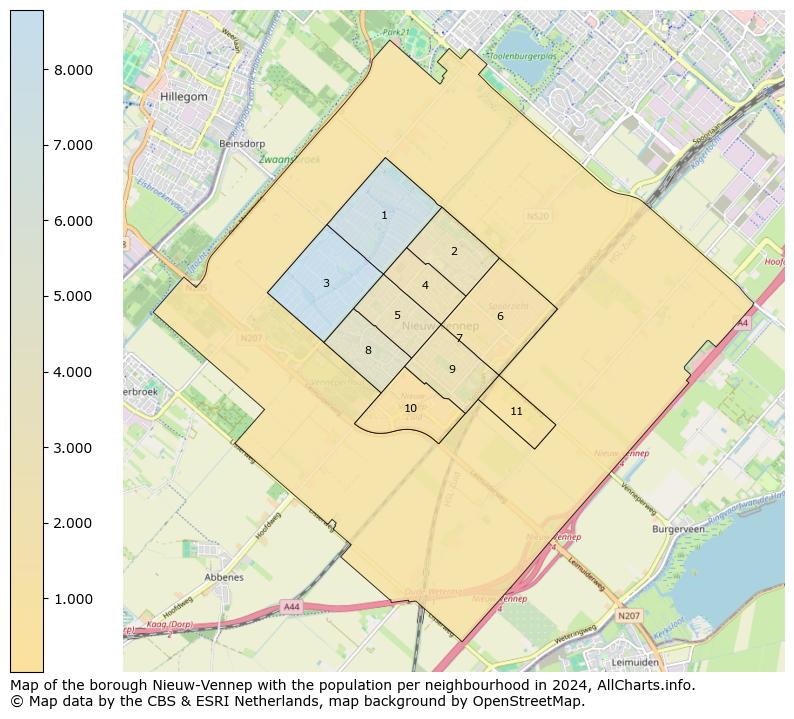 Image of the borough Nieuw-Vennep at the map. This image is used as introduction to this page. This page shows a lot of information about the population in the borough Nieuw-Vennep (such as the distribution by age groups of the residents, the composition of households, whether inhabitants are natives or Dutch with an immigration background, data about the houses (numbers, types, price development, use, type of property, ...) and more (car ownership, energy consumption, ...) based on open data from the Dutch Central Bureau of Statistics and various other sources!