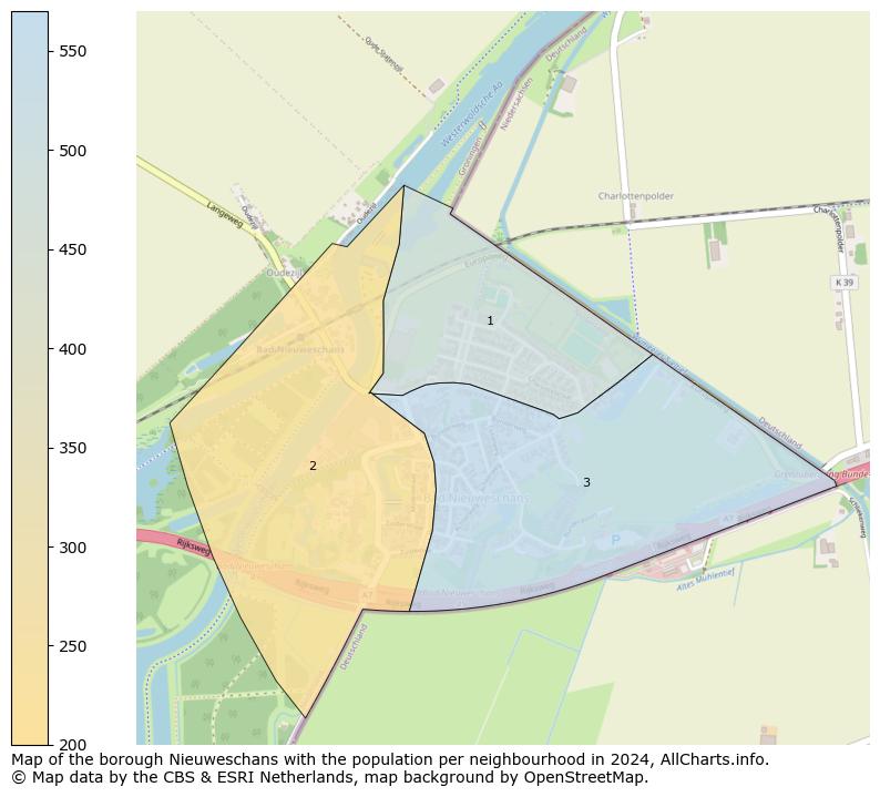 Image of the borough Nieuweschans at the map. This image is used as introduction to this page. This page shows a lot of information about the population in the borough Nieuweschans (such as the distribution by age groups of the residents, the composition of households, whether inhabitants are natives or Dutch with an immigration background, data about the houses (numbers, types, price development, use, type of property, ...) and more (car ownership, energy consumption, ...) based on open data from the Dutch Central Bureau of Statistics and various other sources!