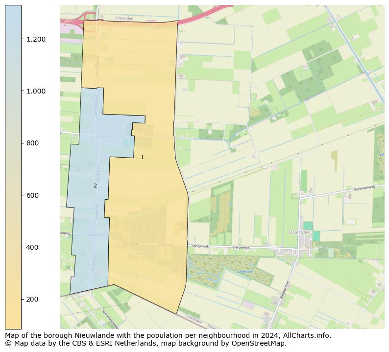 Image of the borough Nieuwlande at the map. This image is used as introduction to this page. This page shows a lot of information about the population in the borough Nieuwlande (such as the distribution by age groups of the residents, the composition of households, whether inhabitants are natives or Dutch with an immigration background, data about the houses (numbers, types, price development, use, type of property, ...) and more (car ownership, energy consumption, ...) based on open data from the Dutch Central Bureau of Statistics and various other sources!