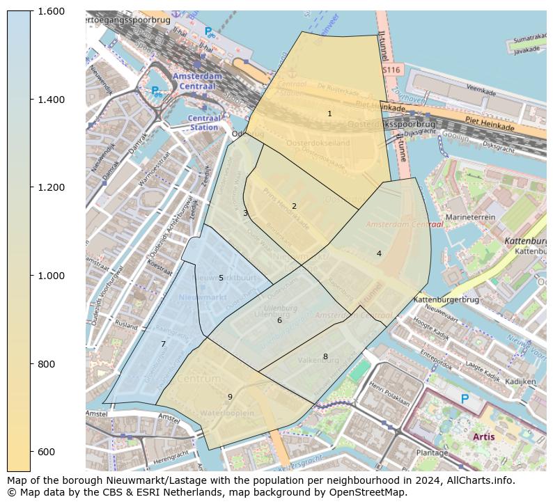 Image of the borough Nieuwmarkt/Lastage at the map. This image is used as introduction to this page. This page shows a lot of information about the population in the borough Nieuwmarkt/Lastage (such as the distribution by age groups of the residents, the composition of households, whether inhabitants are natives or Dutch with an immigration background, data about the houses (numbers, types, price development, use, type of property, ...) and more (car ownership, energy consumption, ...) based on open data from the Dutch Central Bureau of Statistics and various other sources!