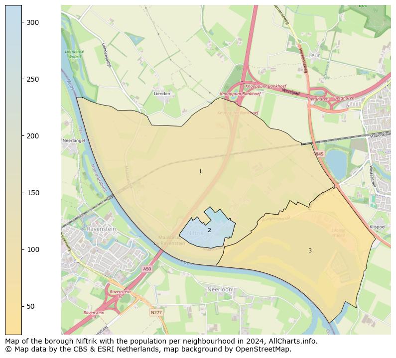 Image of the borough Niftrik at the map. This image is used as introduction to this page. This page shows a lot of information about the population in the borough Niftrik (such as the distribution by age groups of the residents, the composition of households, whether inhabitants are natives or Dutch with an immigration background, data about the houses (numbers, types, price development, use, type of property, ...) and more (car ownership, energy consumption, ...) based on open data from the Dutch Central Bureau of Statistics and various other sources!