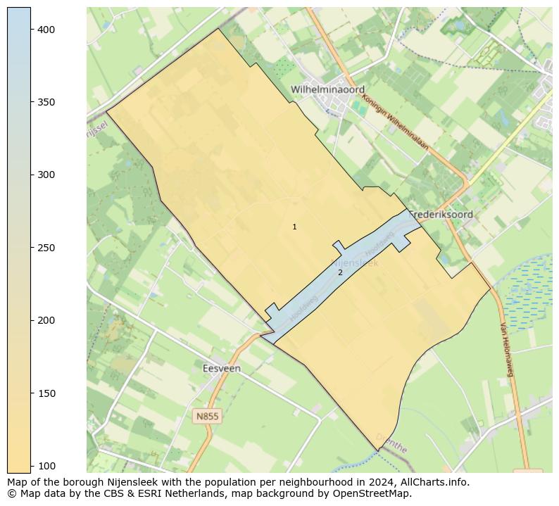 Image of the borough Nijensleek at the map. This image is used as introduction to this page. This page shows a lot of information about the population in the borough Nijensleek (such as the distribution by age groups of the residents, the composition of households, whether inhabitants are natives or Dutch with an immigration background, data about the houses (numbers, types, price development, use, type of property, ...) and more (car ownership, energy consumption, ...) based on open data from the Dutch Central Bureau of Statistics and various other sources!