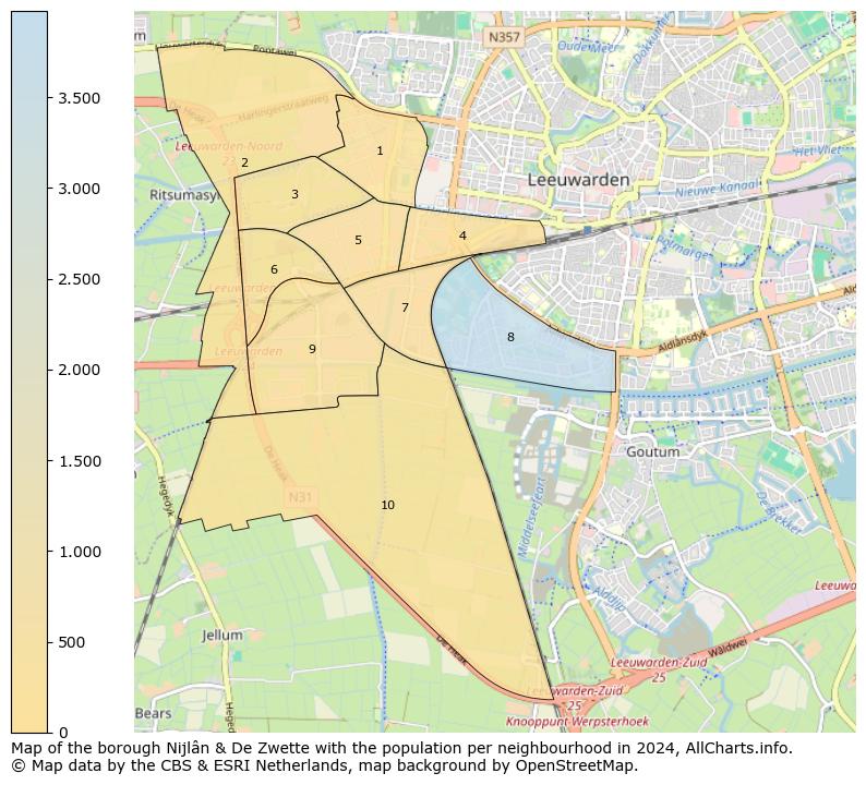 Image of the borough Nijlân & De Zwette at the map. This image is used as introduction to this page. This page shows a lot of information about the population in the borough Nijlân & De Zwette (such as the distribution by age groups of the residents, the composition of households, whether inhabitants are natives or Dutch with an immigration background, data about the houses (numbers, types, price development, use, type of property, ...) and more (car ownership, energy consumption, ...) based on open data from the Dutch Central Bureau of Statistics and various other sources!