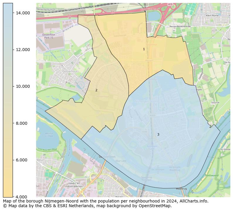 Image of the borough Nijmegen-Noord at the map. This image is used as introduction to this page. This page shows a lot of information about the population in the borough Nijmegen-Noord (such as the distribution by age groups of the residents, the composition of households, whether inhabitants are natives or Dutch with an immigration background, data about the houses (numbers, types, price development, use, type of property, ...) and more (car ownership, energy consumption, ...) based on open data from the Dutch Central Bureau of Statistics and various other sources!