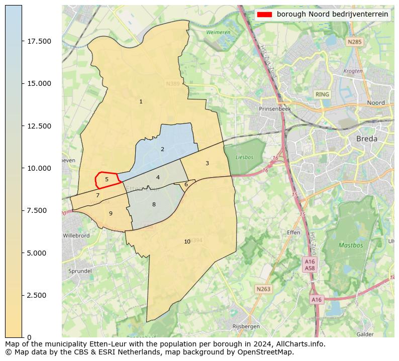 Image of the borough Noord bedrijventerrein at the map. This image is used as introduction to this page. This page shows a lot of information about the population in the borough Noord bedrijventerrein (such as the distribution by age groups of the residents, the composition of households, whether inhabitants are natives or Dutch with an immigration background, data about the houses (numbers, types, price development, use, type of property, ...) and more (car ownership, energy consumption, ...) based on open data from the Dutch Central Bureau of Statistics and various other sources!