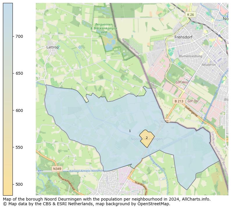 Image of the borough Noord Deurningen at the map. This image is used as introduction to this page. This page shows a lot of information about the population in the borough Noord Deurningen (such as the distribution by age groups of the residents, the composition of households, whether inhabitants are natives or Dutch with an immigration background, data about the houses (numbers, types, price development, use, type of property, ...) and more (car ownership, energy consumption, ...) based on open data from the Dutch Central Bureau of Statistics and various other sources!