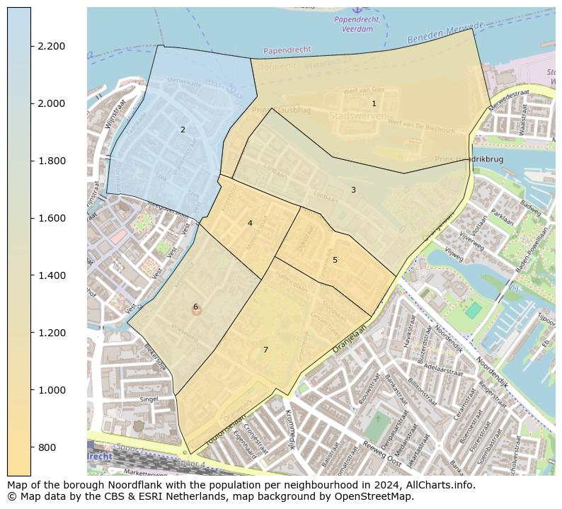 Image of the borough Noordflank at the map. This image is used as introduction to this page. This page shows a lot of information about the population in the borough Noordflank (such as the distribution by age groups of the residents, the composition of households, whether inhabitants are natives or Dutch with an immigration background, data about the houses (numbers, types, price development, use, type of property, ...) and more (car ownership, energy consumption, ...) based on open data from the Dutch Central Bureau of Statistics and various other sources!