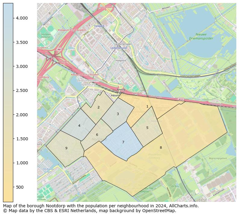 Image of the borough Nootdorp at the map. This image is used as introduction to this page. This page shows a lot of information about the population in the borough Nootdorp (such as the distribution by age groups of the residents, the composition of households, whether inhabitants are natives or Dutch with an immigration background, data about the houses (numbers, types, price development, use, type of property, ...) and more (car ownership, energy consumption, ...) based on open data from the Dutch Central Bureau of Statistics and various other sources!