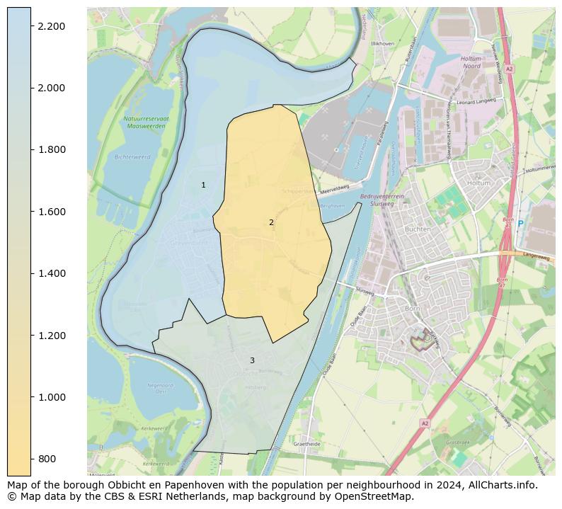 Image of the borough Obbicht en Papenhoven at the map. This image is used as introduction to this page. This page shows a lot of information about the population in the borough Obbicht en Papenhoven (such as the distribution by age groups of the residents, the composition of households, whether inhabitants are natives or Dutch with an immigration background, data about the houses (numbers, types, price development, use, type of property, ...) and more (car ownership, energy consumption, ...) based on open data from the Dutch Central Bureau of Statistics and various other sources!