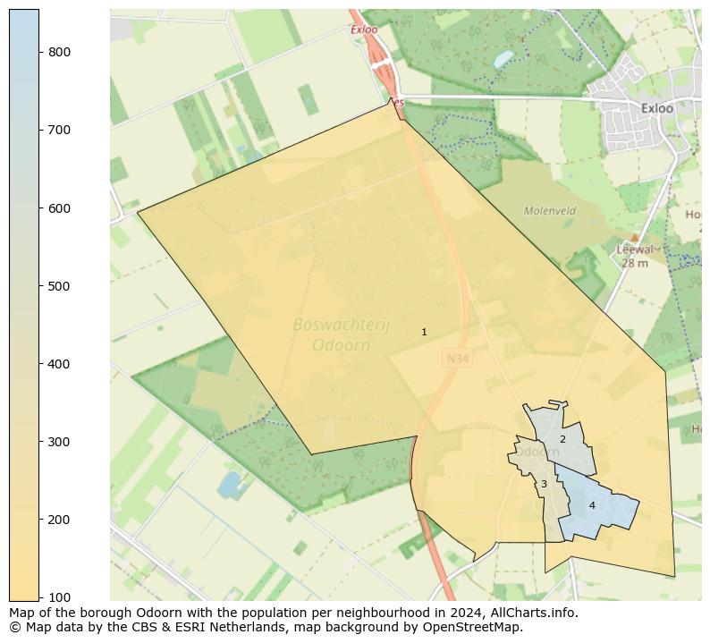 Image of the borough Odoorn at the map. This image is used as introduction to this page. This page shows a lot of information about the population in the borough Odoorn (such as the distribution by age groups of the residents, the composition of households, whether inhabitants are natives or Dutch with an immigration background, data about the houses (numbers, types, price development, use, type of property, ...) and more (car ownership, energy consumption, ...) based on open data from the Dutch Central Bureau of Statistics and various other sources!