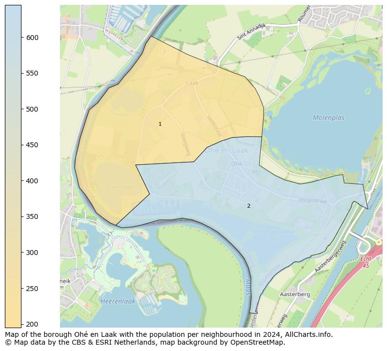 Image of the borough Ohé en Laak at the map. This image is used as introduction to this page. This page shows a lot of information about the population in the borough Ohé en Laak (such as the distribution by age groups of the residents, the composition of households, whether inhabitants are natives or Dutch with an immigration background, data about the houses (numbers, types, price development, use, type of property, ...) and more (car ownership, energy consumption, ...) based on open data from the Dutch Central Bureau of Statistics and various other sources!