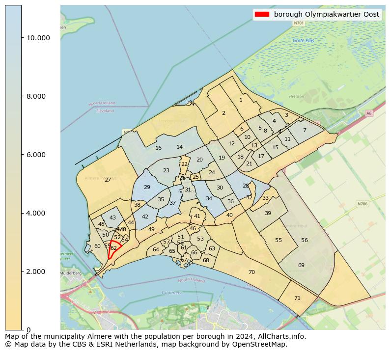 Image of the borough Olympiakwartier Oost at the map. This image is used as introduction to this page. This page shows a lot of information about the population in the borough Olympiakwartier Oost (such as the distribution by age groups of the residents, the composition of households, whether inhabitants are natives or Dutch with an immigration background, data about the houses (numbers, types, price development, use, type of property, ...) and more (car ownership, energy consumption, ...) based on open data from the Dutch Central Bureau of Statistics and various other sources!