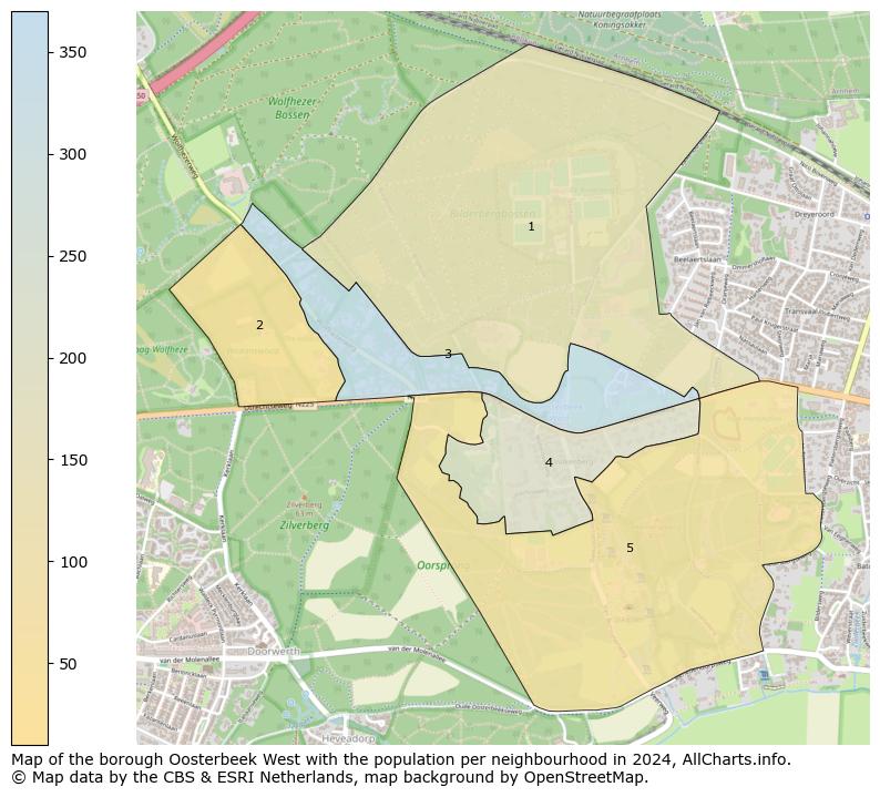 Image of the borough Oosterbeek West at the map. This image is used as introduction to this page. This page shows a lot of information about the population in the borough Oosterbeek West (such as the distribution by age groups of the residents, the composition of households, whether inhabitants are natives or Dutch with an immigration background, data about the houses (numbers, types, price development, use, type of property, ...) and more (car ownership, energy consumption, ...) based on open data from the Dutch Central Bureau of Statistics and various other sources!