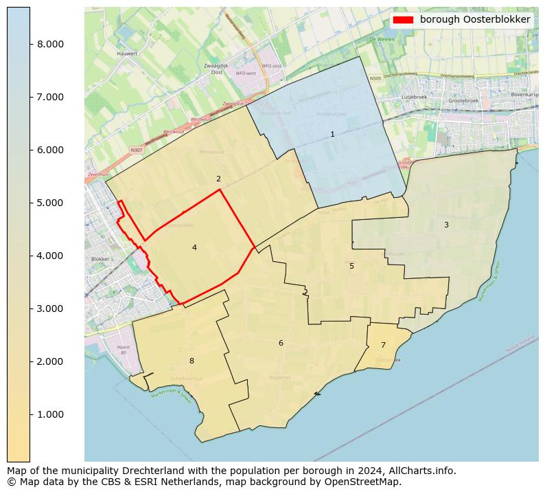 Image of the borough Oosterblokker at the map. This image is used as introduction to this page. This page shows a lot of information about the population in the borough Oosterblokker (such as the distribution by age groups of the residents, the composition of households, whether inhabitants are natives or Dutch with an immigration background, data about the houses (numbers, types, price development, use, type of property, ...) and more (car ownership, energy consumption, ...) based on open data from the Dutch Central Bureau of Statistics and various other sources!