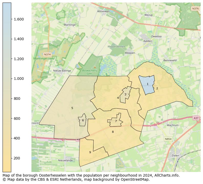 Image of the borough Oosterhesselen at the map. This image is used as introduction to this page. This page shows a lot of information about the population in the borough Oosterhesselen (such as the distribution by age groups of the residents, the composition of households, whether inhabitants are natives or Dutch with an immigration background, data about the houses (numbers, types, price development, use, type of property, ...) and more (car ownership, energy consumption, ...) based on open data from the Dutch Central Bureau of Statistics and various other sources!