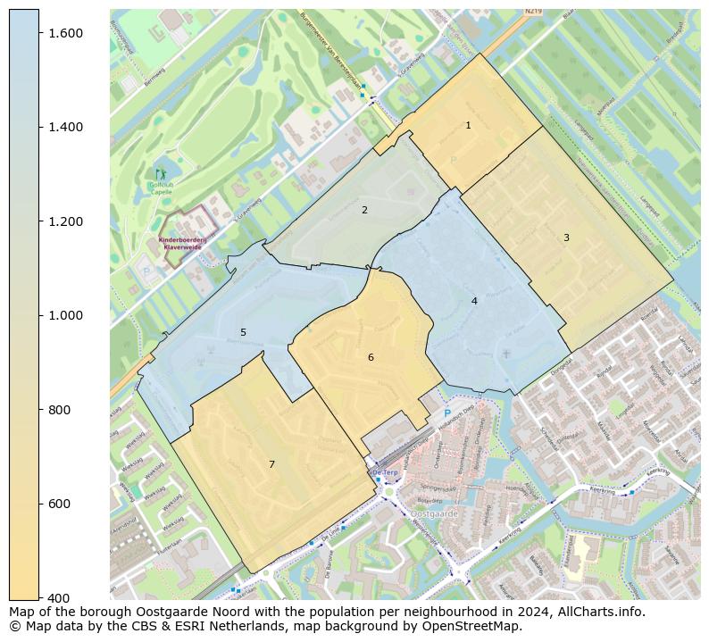 Image of the borough Oostgaarde Noord at the map. This image is used as introduction to this page. This page shows a lot of information about the population in the borough Oostgaarde Noord (such as the distribution by age groups of the residents, the composition of households, whether inhabitants are natives or Dutch with an immigration background, data about the houses (numbers, types, price development, use, type of property, ...) and more (car ownership, energy consumption, ...) based on open data from the Dutch Central Bureau of Statistics and various other sources!