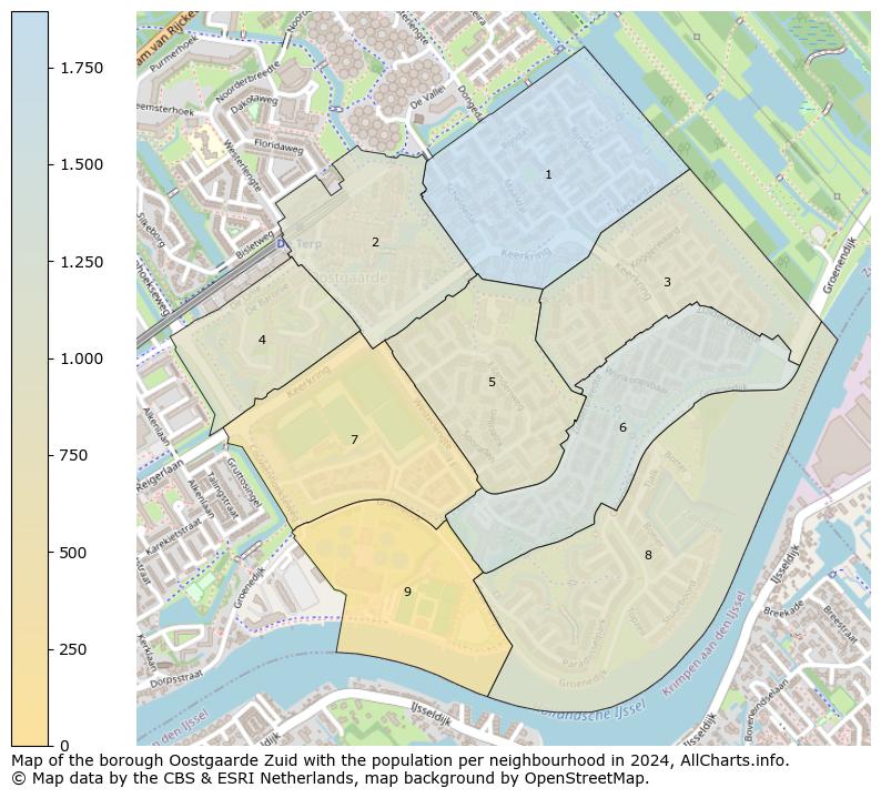 Image of the borough Oostgaarde Zuid at the map. This image is used as introduction to this page. This page shows a lot of information about the population in the borough Oostgaarde Zuid (such as the distribution by age groups of the residents, the composition of households, whether inhabitants are natives or Dutch with an immigration background, data about the houses (numbers, types, price development, use, type of property, ...) and more (car ownership, energy consumption, ...) based on open data from the Dutch Central Bureau of Statistics and various other sources!