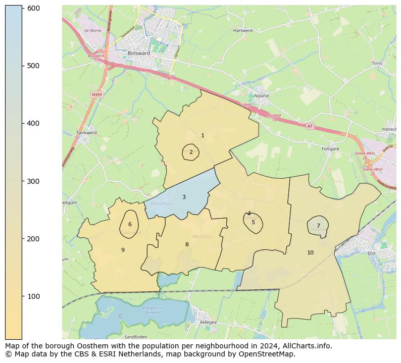 Image of the borough Oosthem at the map. This image is used as introduction to this page. This page shows a lot of information about the population in the borough Oosthem (such as the distribution by age groups of the residents, the composition of households, whether inhabitants are natives or Dutch with an immigration background, data about the houses (numbers, types, price development, use, type of property, ...) and more (car ownership, energy consumption, ...) based on open data from the Dutch Central Bureau of Statistics and various other sources!