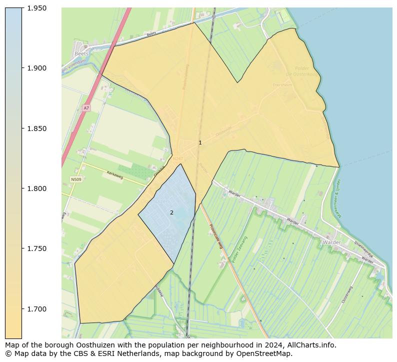 Image of the borough Oosthuizen at the map. This image is used as introduction to this page. This page shows a lot of information about the population in the borough Oosthuizen (such as the distribution by age groups of the residents, the composition of households, whether inhabitants are natives or Dutch with an immigration background, data about the houses (numbers, types, price development, use, type of property, ...) and more (car ownership, energy consumption, ...) based on open data from the Dutch Central Bureau of Statistics and various other sources!