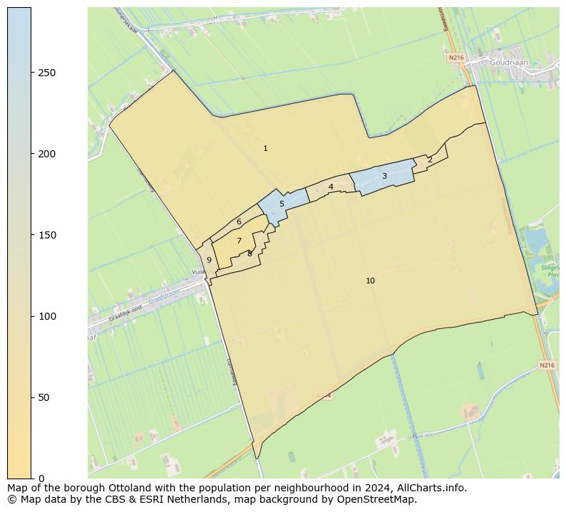 Image of the borough Ottoland at the map. This image is used as introduction to this page. This page shows a lot of information about the population in the borough Ottoland (such as the distribution by age groups of the residents, the composition of households, whether inhabitants are natives or Dutch with an immigration background, data about the houses (numbers, types, price development, use, type of property, ...) and more (car ownership, energy consumption, ...) based on open data from the Dutch Central Bureau of Statistics and various other sources!