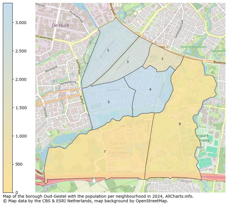 Image of the borough Oud-Gestel at the map. This image is used as introduction to this page. This page shows a lot of information about the population in the borough Oud-Gestel (such as the distribution by age groups of the residents, the composition of households, whether inhabitants are natives or Dutch with an immigration background, data about the houses (numbers, types, price development, use, type of property, ...) and more (car ownership, energy consumption, ...) based on open data from the Dutch Central Bureau of Statistics and various other sources!