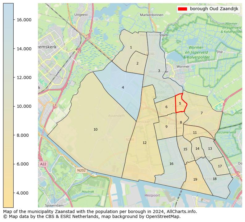 Image of the borough Oud Zaandijk at the map. This image is used as introduction to this page. This page shows a lot of information about the population in the borough Oud Zaandijk (such as the distribution by age groups of the residents, the composition of households, whether inhabitants are natives or Dutch with an immigration background, data about the houses (numbers, types, price development, use, type of property, ...) and more (car ownership, energy consumption, ...) based on open data from the Dutch Central Bureau of Statistics and various other sources!