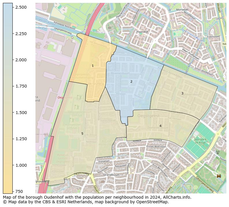 Image of the borough Oudenhof at the map. This image is used as introduction to this page. This page shows a lot of information about the population in the borough Oudenhof (such as the distribution by age groups of the residents, the composition of households, whether inhabitants are natives or Dutch with an immigration background, data about the houses (numbers, types, price development, use, type of property, ...) and more (car ownership, energy consumption, ...) based on open data from the Dutch Central Bureau of Statistics and various other sources!