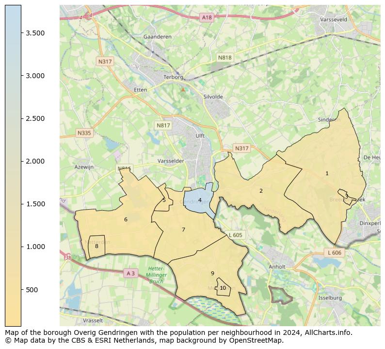 Image of the borough Overig Gendringen at the map. This image is used as introduction to this page. This page shows a lot of information about the population in the borough Overig Gendringen (such as the distribution by age groups of the residents, the composition of households, whether inhabitants are natives or Dutch with an immigration background, data about the houses (numbers, types, price development, use, type of property, ...) and more (car ownership, energy consumption, ...) based on open data from the Dutch Central Bureau of Statistics and various other sources!