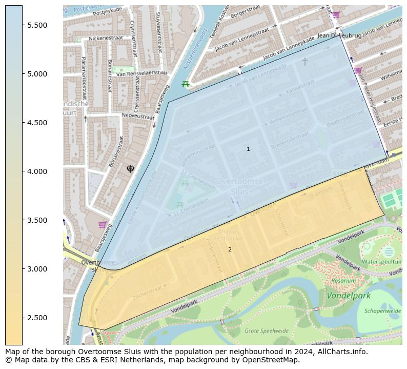 Image of the borough Overtoomse Sluis at the map. This image is used as introduction to this page. This page shows a lot of information about the population in the borough Overtoomse Sluis (such as the distribution by age groups of the residents, the composition of households, whether inhabitants are natives or Dutch with an immigration background, data about the houses (numbers, types, price development, use, type of property, ...) and more (car ownership, energy consumption, ...) based on open data from the Dutch Central Bureau of Statistics and various other sources!