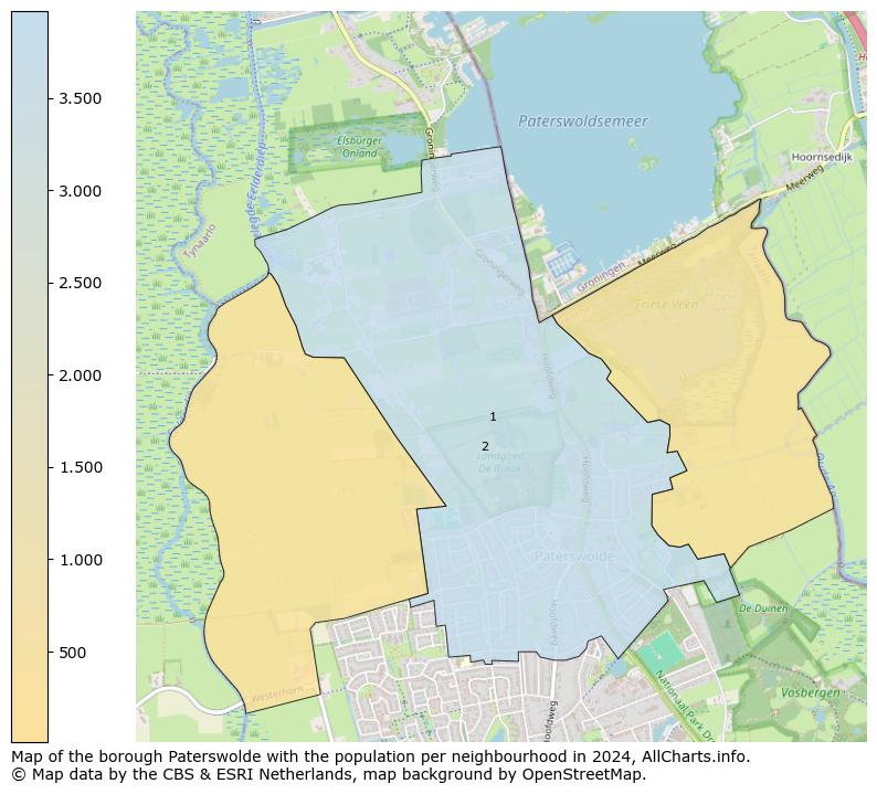 Image of the borough Paterswolde at the map. This image is used as introduction to this page. This page shows a lot of information about the population in the borough Paterswolde (such as the distribution by age groups of the residents, the composition of households, whether inhabitants are natives or Dutch with an immigration background, data about the houses (numbers, types, price development, use, type of property, ...) and more (car ownership, energy consumption, ...) based on open data from the Dutch Central Bureau of Statistics and various other sources!