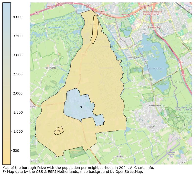 Image of the borough Peize at the map. This image is used as introduction to this page. This page shows a lot of information about the population in the borough Peize (such as the distribution by age groups of the residents, the composition of households, whether inhabitants are natives or Dutch with an immigration background, data about the houses (numbers, types, price development, use, type of property, ...) and more (car ownership, energy consumption, ...) based on open data from the Dutch Central Bureau of Statistics and various other sources!