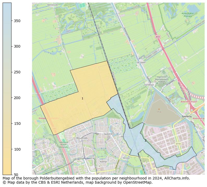 Image of the borough Polderbuitengebied at the map. This image is used as introduction to this page. This page shows a lot of information about the population in the borough Polderbuitengebied (such as the distribution by age groups of the residents, the composition of households, whether inhabitants are natives or Dutch with an immigration background, data about the houses (numbers, types, price development, use, type of property, ...) and more (car ownership, energy consumption, ...) based on open data from the Dutch Central Bureau of Statistics and various other sources!