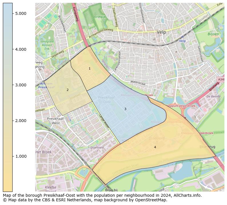 Image of the borough Presikhaaf-Oost at the map. This image is used as introduction to this page. This page shows a lot of information about the population in the borough Presikhaaf-Oost (such as the distribution by age groups of the residents, the composition of households, whether inhabitants are natives or Dutch with an immigration background, data about the houses (numbers, types, price development, use, type of property, ...) and more (car ownership, energy consumption, ...) based on open data from the Dutch Central Bureau of Statistics and various other sources!