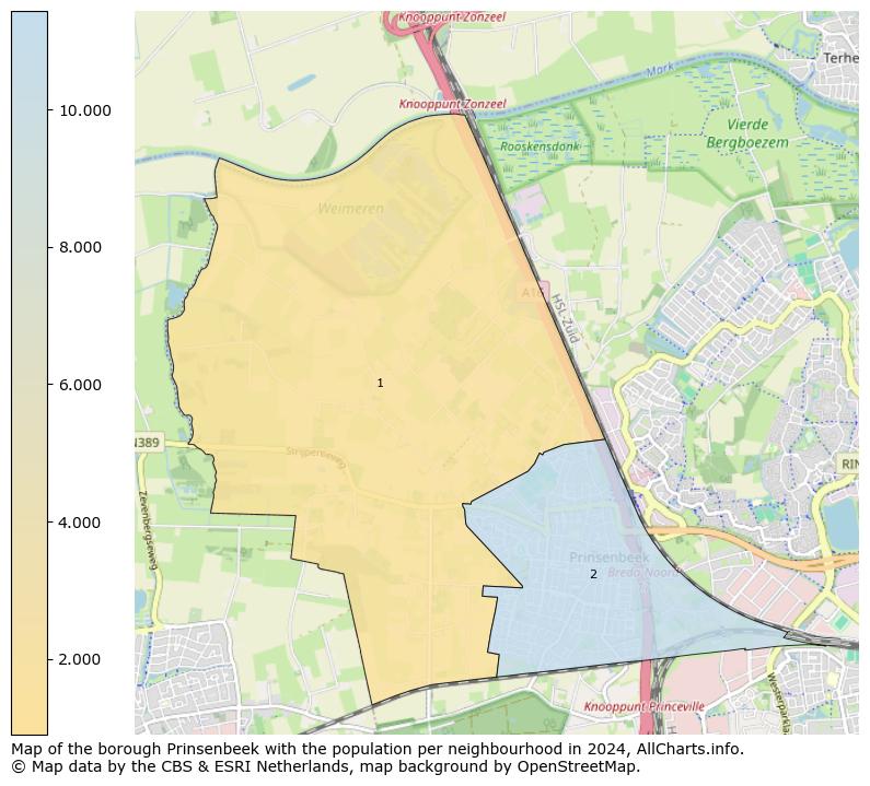 Image of the borough Prinsenbeek at the map. This image is used as introduction to this page. This page shows a lot of information about the population in the borough Prinsenbeek (such as the distribution by age groups of the residents, the composition of households, whether inhabitants are natives or Dutch with an immigration background, data about the houses (numbers, types, price development, use, type of property, ...) and more (car ownership, energy consumption, ...) based on open data from the Dutch Central Bureau of Statistics and various other sources!